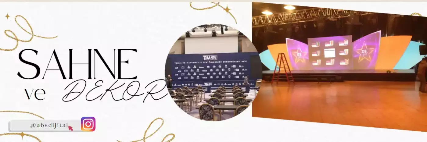 sahne ve dekor kurulumu